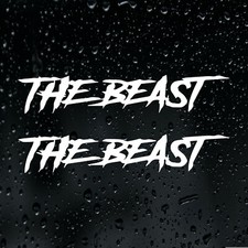 2pcs beast decal for sale  Los Angeles