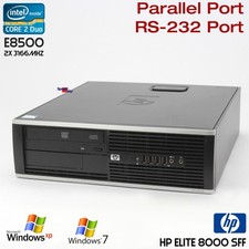 Usado, HP COMPAQ ELITE 8000 SFF SMALL COMPUTER PC WINDOWS XP RS-232 PARALLEL LPT COM comprar usado  Enviando para Brazil