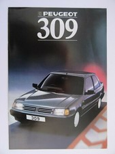 Peugeot 309 brochure for sale  BOURNEMOUTH