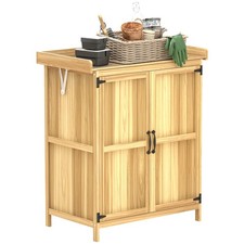 Outsunny wooden storage for sale  GREENFORD
