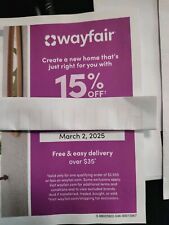 Cupón Wayfair 15% de descuento vence 03/02/25 segunda mano  Embacar hacia Argentina