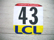 Dossard cyclisme critérium d'occasion  Yssingeaux