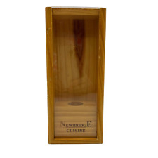 NEWBRIDGE CUISINE Talheres Display de Madeira com Slide em Capa Plexi SOMENTE CAIXA comprar usado  Enviando para Brazil
