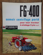 Prospectus dépliant cormick d'occasion  Riom-ès-Montagnes