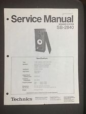 Technics 2840 speaker for sale  Brighton