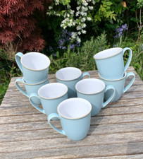 Denby blue linen for sale  THAMES DITTON