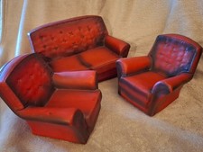 Juego de sofá y sillón vintage para muñeca Sindy años 70 segunda mano  Embacar hacia Mexico