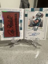 Jalen Hurts 2020 Panini National Treasures Rookie Patch Auto Booklet /10 RJB-JAH comprar usado  Enviando para Brazil