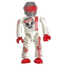 MEGA BLOKS ☆ Team Hot Wheels Racecar Driver ☆ Minifigura 2" Branca e Vermelha comprar usado MEGA BLOKS ☆ Team Hot Wheels Racecar Driver ☆ Minifigura 2" Branca e Vermelha comprar usado  Enviando para Brazil