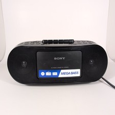 Rádio cassete CD portátil Sony CFD-S50 Boombox estéreo testado funcionando, usado comprar usado  Enviando para Brazil