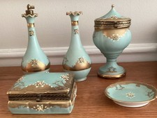 Vintage blue gold for sale  Saint Louis