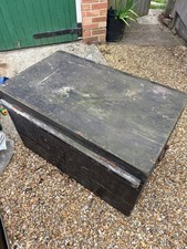 Old wooden chest for sale  HAVANT