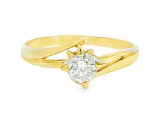 Solitär ring 585er gebraucht kaufen  Buxtehude