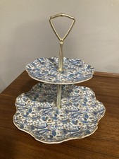 Usado, Sobremesa bandeja servidor vintage Lefton porcelana azul branco paisley duas camadas bit de maré comprar usado Usado, Sobremesa bandeja servidor vintage Lefton porcelana azul branco paisley duas camadas bit de maré comprar usado  Enviando para Brazil