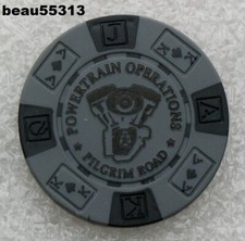 ⭐HARLEY DAVIDSON "PILGRIM ROAD FACTORY" MILWAUKEE WISCONSIN DEALER CHIP DE PÔQUER comprar usado  Enviando para Brazil