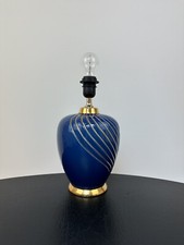 Lampe céramique bleu d'occasion  Lunéville