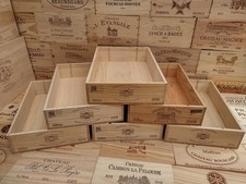Wooden wine box for sale  CHIPPENHAM