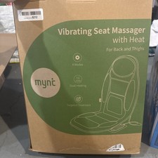 Massageador de assento vibratório Mynt com calor 4 modos para costas e coxas, usado comprar usado  Enviando para Brazil