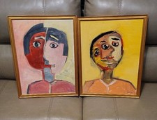 Usado, 2 PINTURAS A ÓLEO ORIGINAIS JUAN GUZMAN MALANADO 12X16 ARTISTA JUAN GUZMAN  comprar usado  Enviando para Brazil