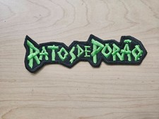 RATOS DE PORAO, COSTURAR EM ADESIVO BORDADO VERDE comprar usado RATOS DE PORAO, COSTURAR EM ADESIVO BORDADO VERDE comprar usado  Enviando para Brazil