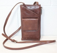 Bolsa carteira tiracolo HOBO International couro marrom carteira/celular bolso comprar usado  Enviando para Brazil