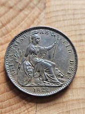 Moeda de cobre 1822 King George IV erro raro "br'i'tann'i'ar. XF comprar usado  Enviando para Brazil