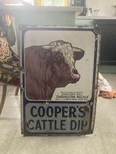 Vintage enamel advertising for sale  MAIDSTONE