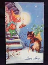 Cartolina gnomo con usato  Italia