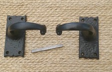Pair black cast for sale  LEICESTER