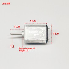 Minebea PPN7PA11C Mini 030 Motor DC 3V 5V 6V 13700RPM Metal Brush Electric Motor comprar usado  Enviando para Brazil
