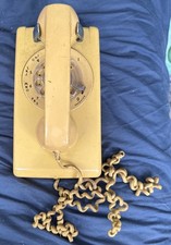 yellow rotary wall phone for sale  Marshfield