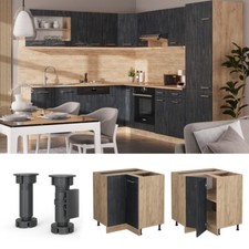 Eckunterschrank line schwarz gebraucht kaufen  Hohenstücken