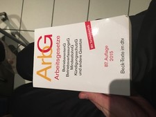 Arbeitsgesetze beck texte gebraucht kaufen  Schwabach