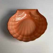 RARO VINTAGE Mottahedeh Porcelana Vista Alegre laranja concha bugiganga prato Portugal comprar usado  Enviando para Brazil