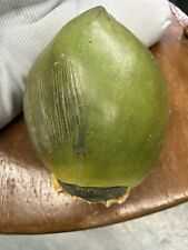 Usado, Porcelana de vidro vintage cerâmica verde alabastro coco tamanho real aparência real RARA comprar usado  Enviando para Brazil