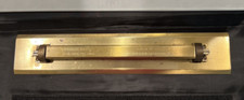Régua de rolamento paralela de latão Saxon Newark, NJ 12" US Military FSN 6675 vintage comprar usado  Enviando para Brazil
