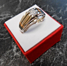 Bague solitaire blanc d'occasion  Naucelle