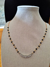 Mangalsutra kette schwarz gebraucht kaufen  Malsch