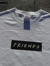 Camiseta promocional vintage anos 90 Friends TV logotipo caixa tamanho XL comprar usado  Enviando para Brazil