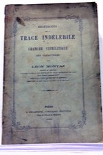LIVRE ANCIEN MONTAZ TRACE DU CHANCRE SYPHILITIQUE 1880, używany na sprzedaż  Wysyłka do Poland
