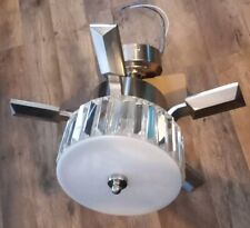 Modern chrome ceiling for sale  Medway