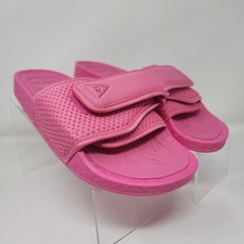 Sandálias Adidas Pharrell Masculinas 11 Rosa Boost Chancletas Slides Logotipo Sapatos Confortáveis comprar usado  Enviando para Brazil