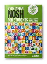 Vegetarian NOSH for Students: A Fun Student Cookbook - Photo with Every Recipe - comprar usado  Enviando para Brazil