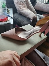 pink kitten heel shoes for sale  LIVERPOOL