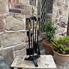 Black metal fireside for sale  DERBY
