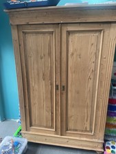 stripped pine wardrobe for sale  SOUTHAM
