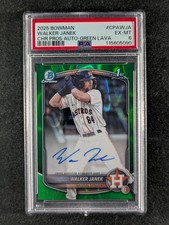2025 Bowman WALKER JANEK 12/99 1º Auto Lava Verde Ref Chrome Prospect SP PSA 6, usado comprar usado  Enviando para Brazil