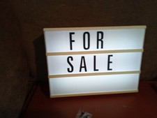 Led light box for sale  GLASGOW