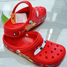 Fabrycznie nowy Lightning McQueen Crocs Wszystkie rozmiary dla dorosłych TikTok Trending Viral 2025 ** na sprzedaż  Wysyłka do Poland