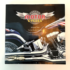 Livro de capa dura Custom Motor Cycles por Miquel Tres texto por Claudia Matheja muito bom estado usado comprar usado  Enviando para Brazil